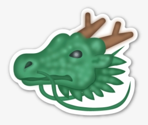 Dragon Face - Like Emoji Png Green
