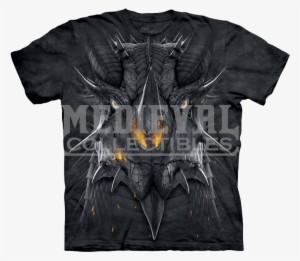 Dragon Face T-shirt - Black Pug Face Tshirt