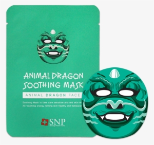 Snp Animal Dragon Soothing Mask 25ml - Snp Animal Dragon Soothing Mask 750mg (1 Piece)