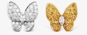 Van Cleef Butterfly Earrings