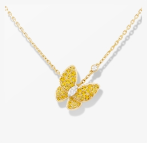 Outlet Butterfly Van Cleef & Arpels Yellow Gold Pendant - Van Cleef And Arpels Gold Butterfly Necklace