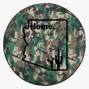 Woodland Classic Camo Arizona Desert Cactus Home State - Camo Punisher Skull