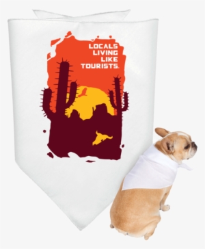 Lllt Doggie Bandana - Customcat Pug Life 3905 Doggie Bandana