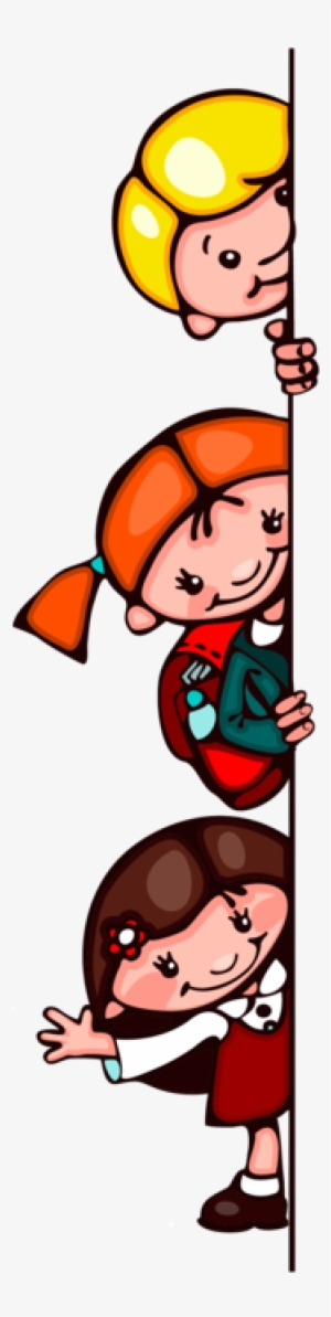 Happy Kids Clip Art - Cute Border Design For School