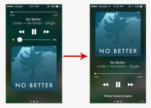 When There's A Song Playing On Your Iphone, The Lock - Iphone