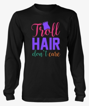 Troll Hair Don't Care T-shirt - Thankful Grateful Blessed Pe Teacher T-shirt Gift