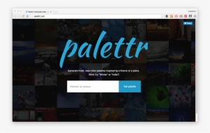 Palettr Generates Color Schemes Inspired From The Photographs
