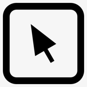 Cursor Arrow In A Rounded Square Interface Symbol Vector - Transparent Background Checklist Icon
