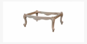 2/42 Pouf Baroque Frame Beechwood Frame By Style Frame - Coffee Table