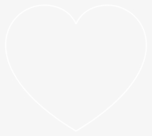 Heart Outline Png - Twitter White Icon Png