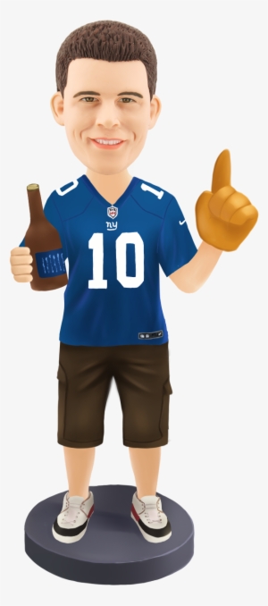 Customized Bobble Head New York Giants Fan - Sports Bobblehead