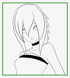 Anime Lineart Base Linearts For Free Coloring Png Anime - Drawing