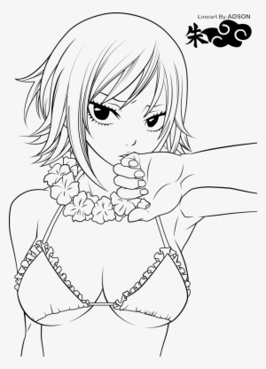 Sexy Juvia Loxar Lineart By *adsontaicho On Deviantart - Juvia Lineart