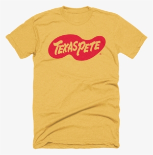 Cloud Yellow Tee Front - Texas Pete Hot Sauce T Shirt