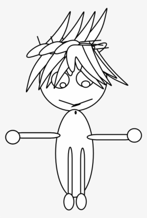 Anime Character Art 59 Black White Line Art 555px - Gumball Machine