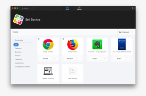 Service For Macos Home Page - Jamf Self Service Bookmarkrs Ios