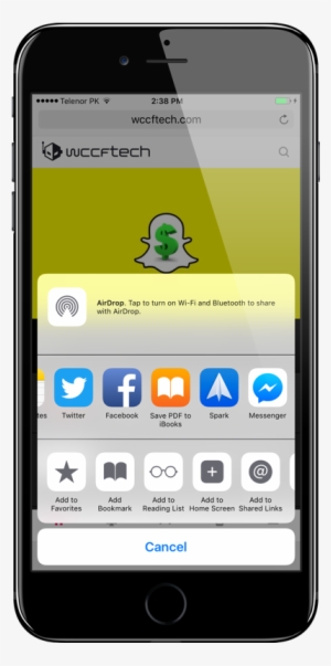 The Website Will Now Be Saved In Pdf And Will Live - Iphone