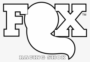 Fox Racing Shox Logo Black And White - Fox Racing Shox
