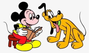 Ruth Hughes Memorial District Library Graphic - Mickey Mouse At School