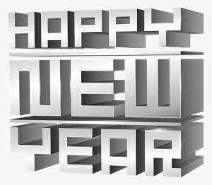 3d Happy New Year Png Clip Art Image - Happy New Year Flex Design