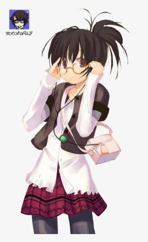 Girl With Glasses, Backgrounds Type - Anime Girl Getting Dressed