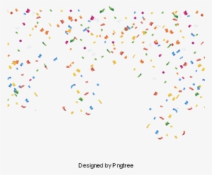 Colored Confetti Background, Colored Confetti, Background - Portable Network Graphics