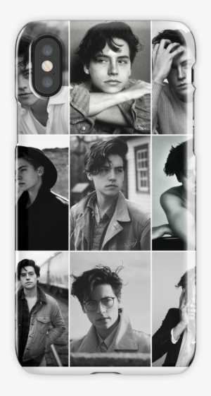 Cole Sprouse Black And White Aesthetic Collage Iphone - Cole Sprouse Black And White