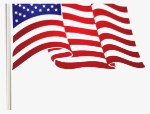 American Flag Vector Art - 4th Of July Flag Clipart