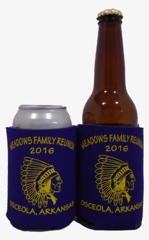 Custom Family Reunion Koozie Can Coolers Personalized - Beer Bottle