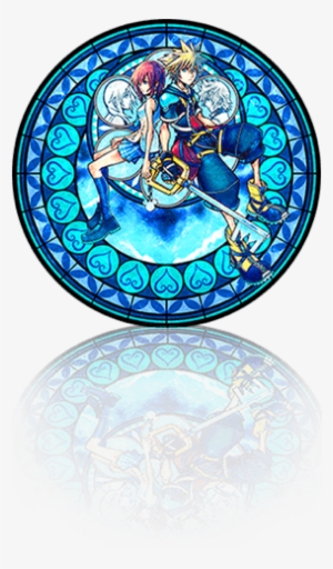 284 × 485 In Kingdom Hearts - Kingdom Hearts Stained Glass Kairi