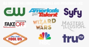 Including America's Got Talent, Fakeoff On Trutv, Masters - Penn & Teller: Fool Us