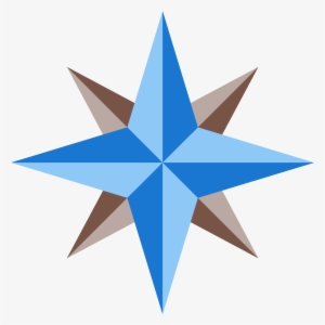 Wind Rose Icon - Rose Compass
