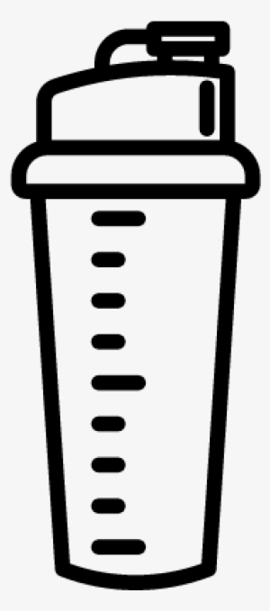 Elegant Gymnast Silhouette Clip Art Protein Shake Free - Protein Shaker Icon