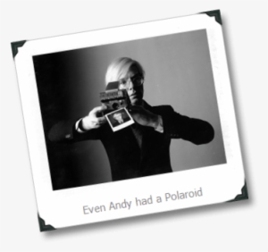 Polaroid Picture Plugin For Livewriter™ - Andy Warhol Polaroid Self Portrait