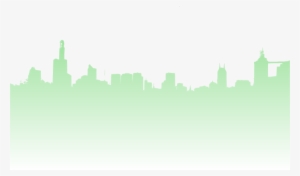 How To Set Use Green Skyline Of City Clipart - Town Hall Meeting Poster Template