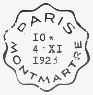 Postage Stamp Png Download - Paris Postage Stamp Stencil