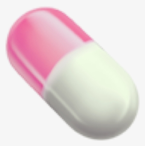 Pink And Whit Pill Emoji💊 Freetouse Freetoedit - Pill