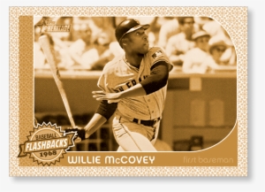 Willie Mccovey 2017 Topps Heritage Baseball Baseball - Signed Willie Mccovey Photograph - 8x10