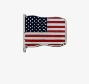U - S - A - Small Flag Badge - Letter U With Flag