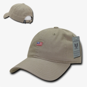 Khaki Small Us American Flag United States America