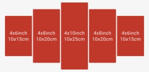 Small Cm - Osmanlı Tuğrası 5 Parçalı Tablo