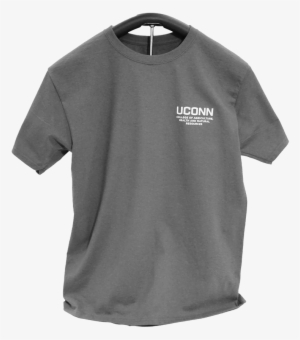 Cahnr Gray Crew Neck Short Sleeve T Shirt - Basic Logo Tee