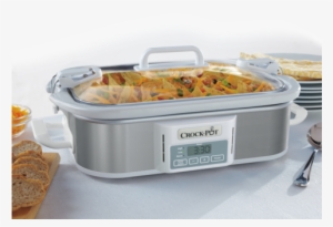 1 - Crock-pot Casserole Crock 3.5-quart Slow Cooker (charcoal)