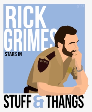 My Art Twd The Walking Dead Vector Rick Grimes Cakewatching - Meme