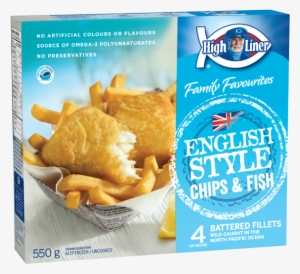 Family Favourites English Style Chips & Fish - High Liner Fish And Chips