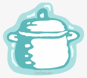 Crock Pot Royalty Free Vector Clip Art Illustration - Illustration