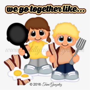 Bacon And Eggs - Cartoon