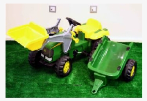 Rolly Kid Jd Tractor Loader Trailer - Tractor