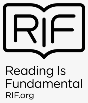 Rif Logo Vertical Black - Reading Is Fundamental Logo