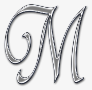 Letter M Silver Png
